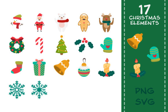 17 Christmas Cliparts for Your DIY Illustrations