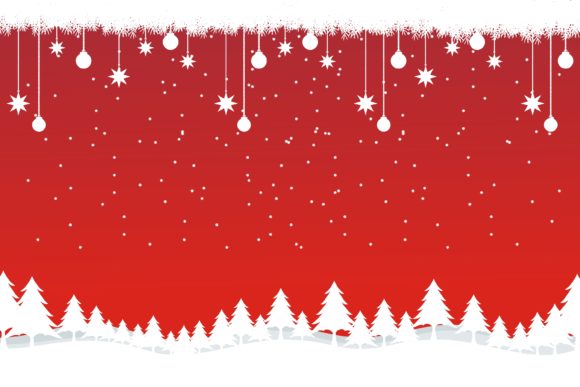 Christmas Beauty View Illustration