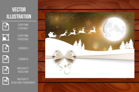 Christmas Card Vector Illustrations