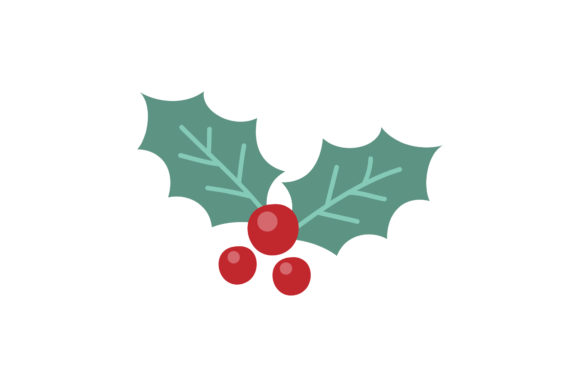 Christmas Fruit Illustrations Vectors