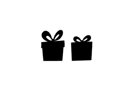 Christmas Hot Chocolate Silhouette Illustrations