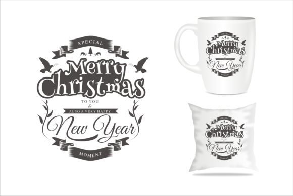 Christmas Illustration with Quotes