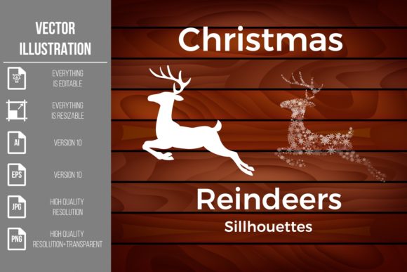 Christmas Reindeer Vector for Holiday Branding