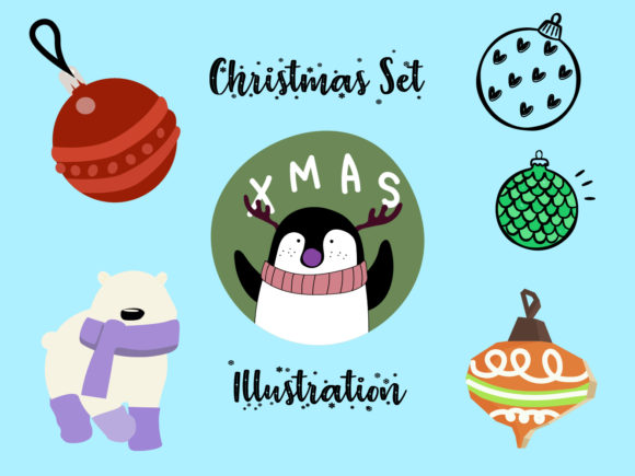 Christmas Vector Bundle Set for Kids 11