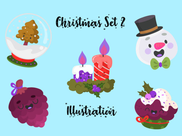 Christmas Vector Bundle Set for Kids 2