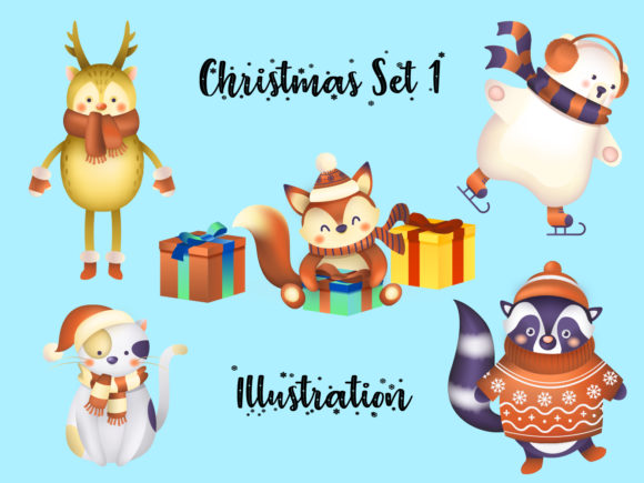 Christmas Vector Bundle Set for Kids 5