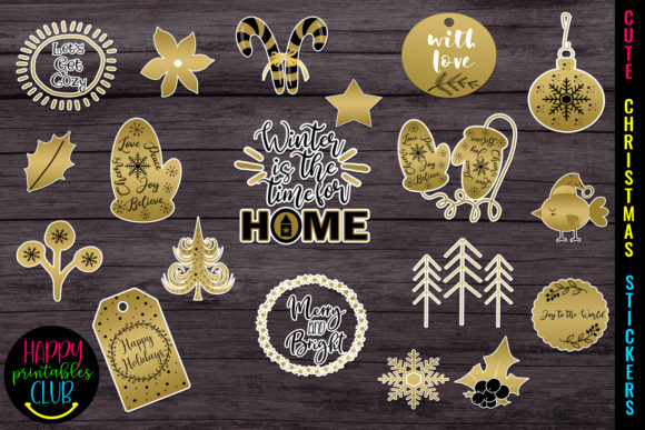 Cute Christmas Illustrations for Editorial and Web Use