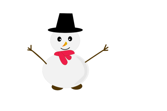 Cute Snow Christmas Illustrations