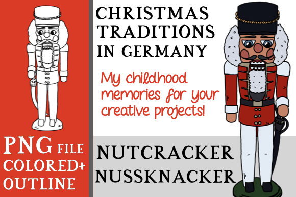 Nutcracker Illustrations for Crafting